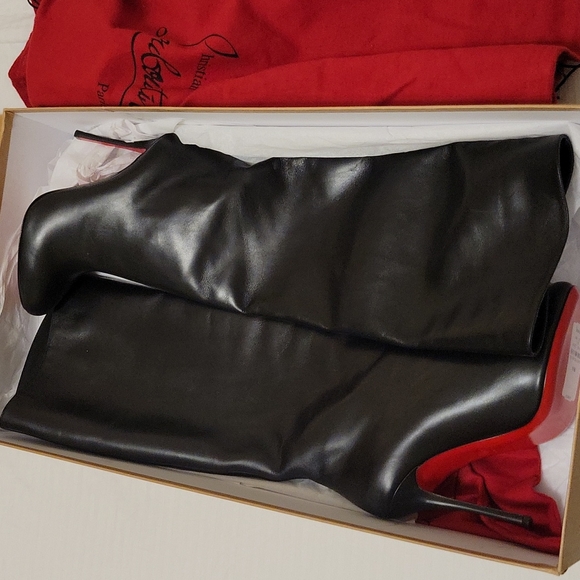 Christian Louboutin Vitish 100 CALF Knee- High Boots/Booties - Brand New - Picture 5 of 8